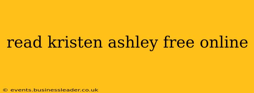 read kristen ashley free online