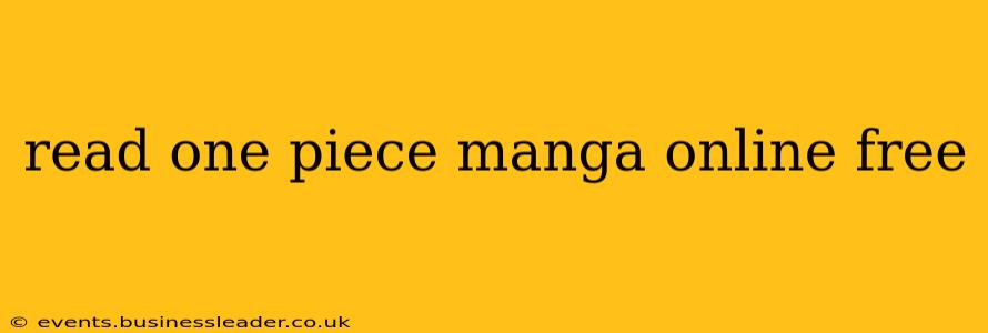 read one piece manga online free