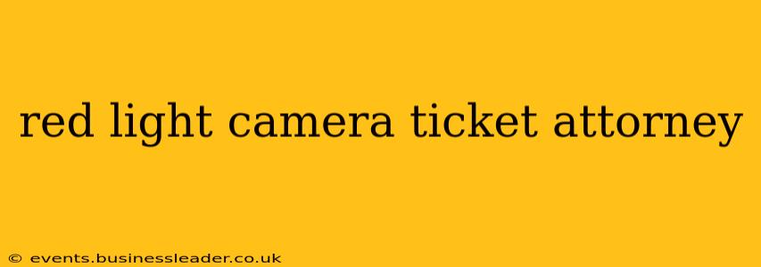 red light camera ticket attorney