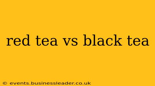 red tea vs black tea