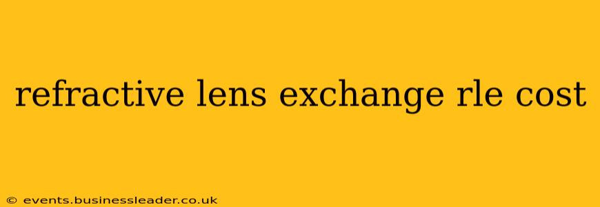 refractive lens exchange rle cost