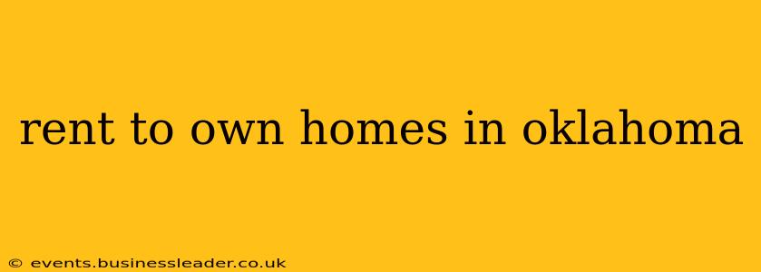 rent to own homes in oklahoma