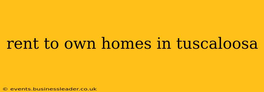 rent to own homes in tuscaloosa