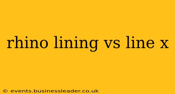 rhino lining vs line x