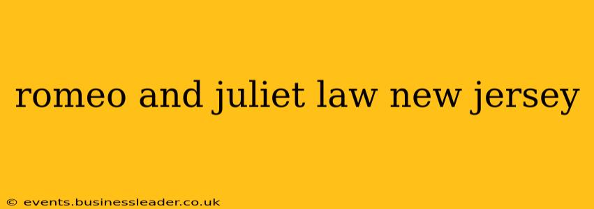 romeo and juliet law new jersey
