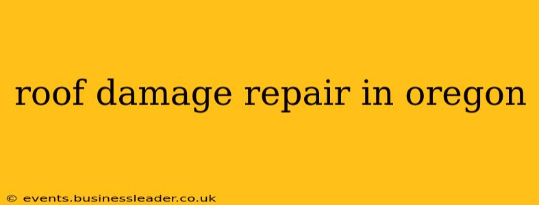 roof damage repair in oregon
