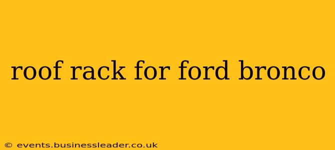 roof rack for ford bronco