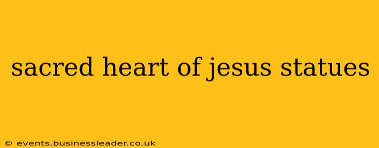 sacred heart of jesus statues