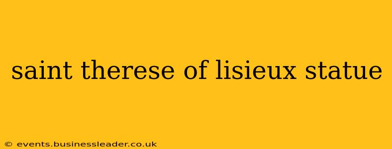 saint therese of lisieux statue