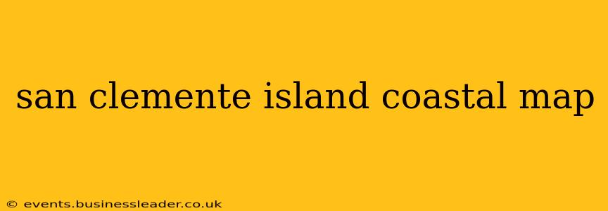 san clemente island coastal map
