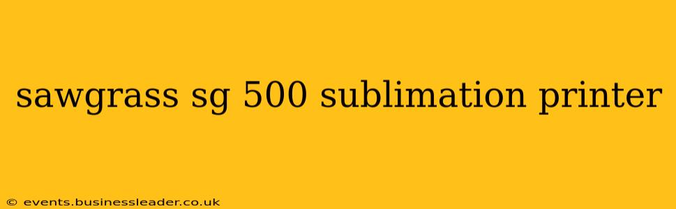 sawgrass sg 500 sublimation printer
