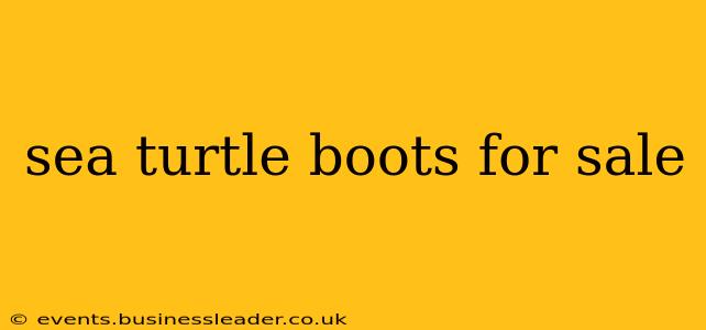 sea turtle boots for sale