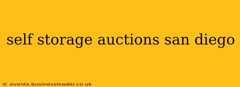 self storage auctions san diego