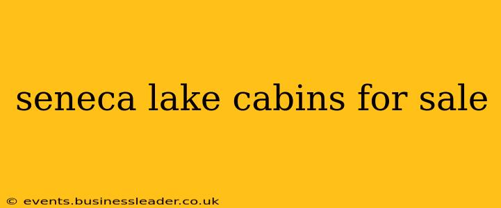 seneca lake cabins for sale