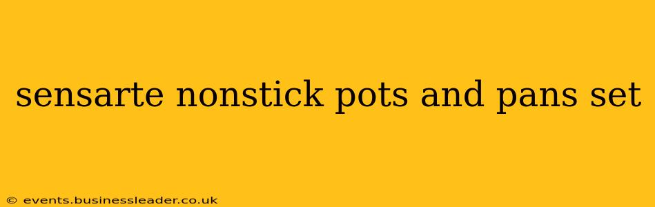 sensarte nonstick pots and pans set