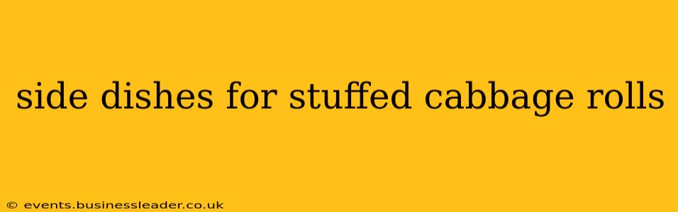 side dishes for stuffed cabbage rolls