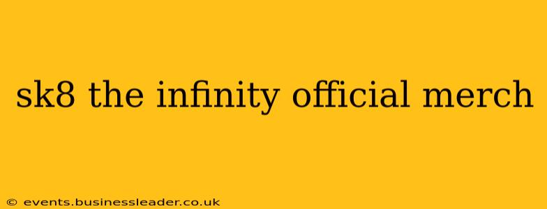 sk8 the infinity official merch