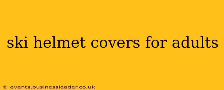 ski helmet covers for adults