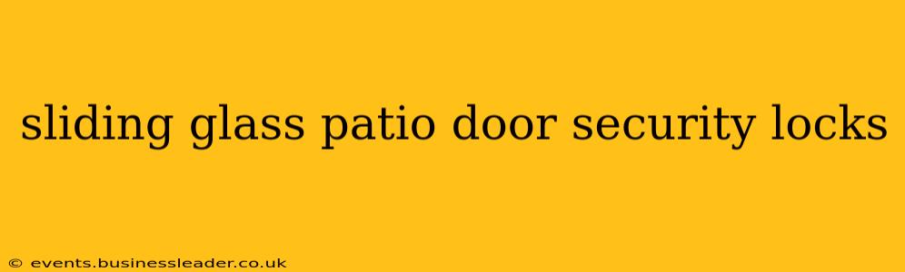 sliding glass patio door security locks