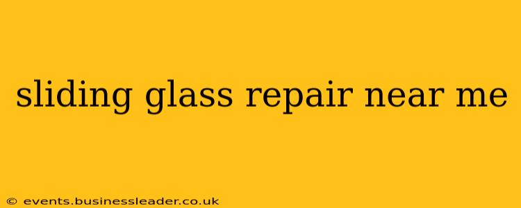 sliding glass repair near me