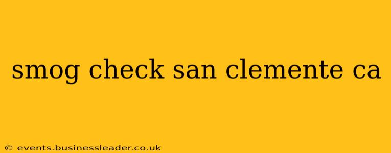 smog check san clemente ca