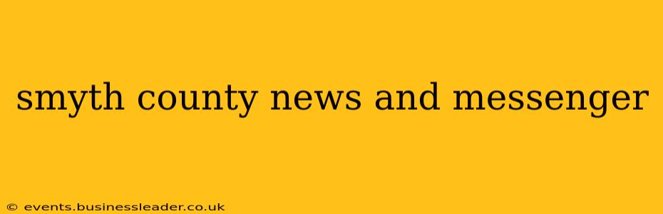 smyth county news and messenger