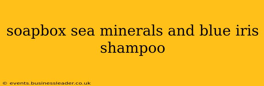 soapbox sea minerals and blue iris shampoo