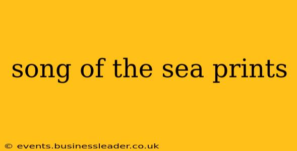 song of the sea prints