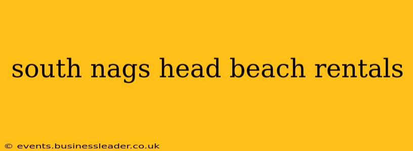 south nags head beach rentals