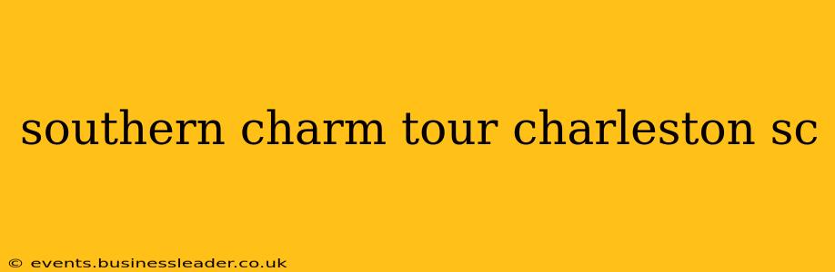 southern charm tour charleston sc