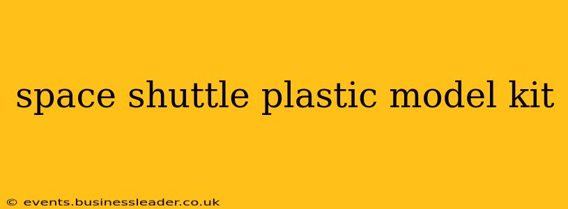 space shuttle plastic model kit