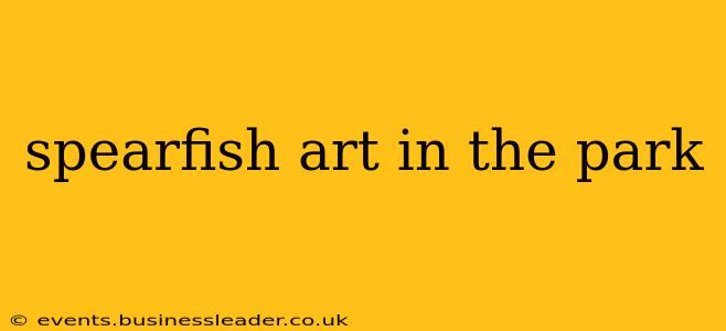 spearfish art in the park