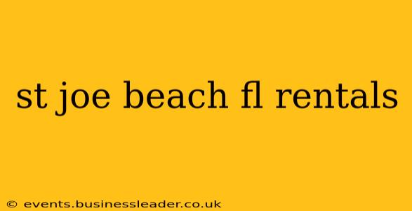 st joe beach fl rentals