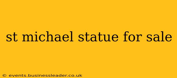 st michael statue for sale