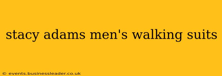 stacy adams men's walking suits