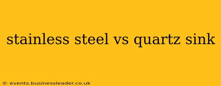 stainless steel vs quartz sink
