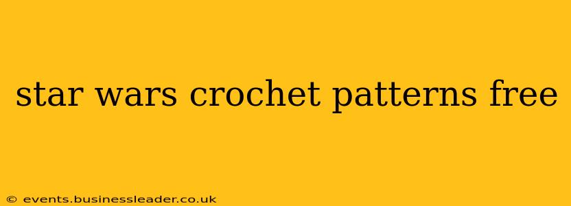 star wars crochet patterns free