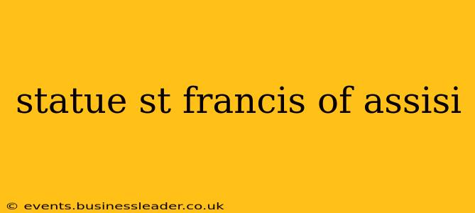 statue st francis of assisi