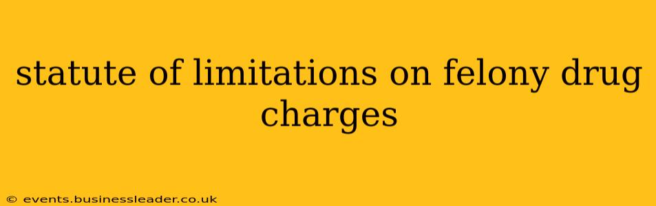 statute of limitations on felony drug charges