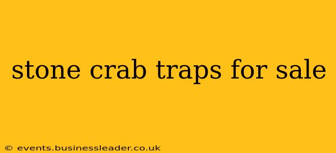 stone crab traps for sale