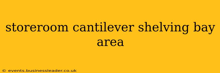 storeroom cantilever shelving bay area