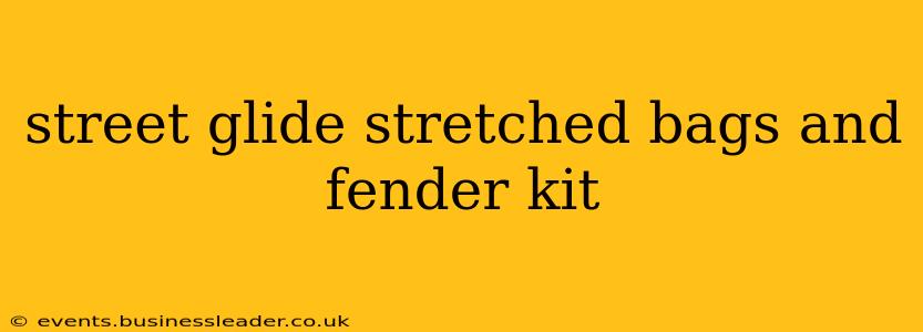street glide stretched bags and fender kit