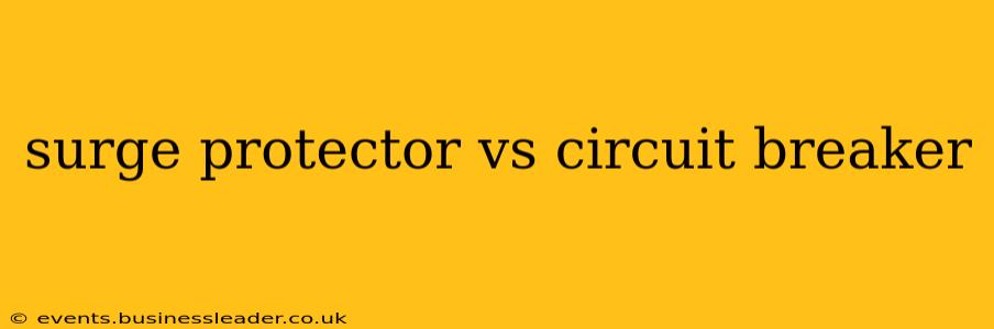 surge protector vs circuit breaker