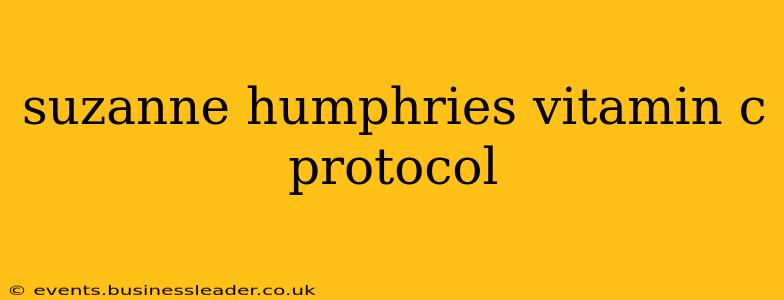 suzanne humphries vitamin c protocol