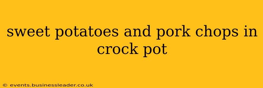 sweet potatoes and pork chops in crock pot