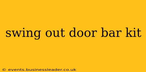 swing out door bar kit