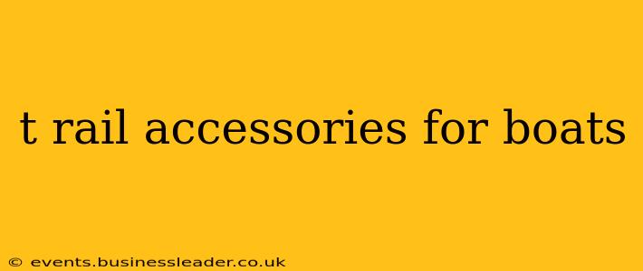 t rail accessories for boats