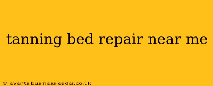 tanning bed repair near me