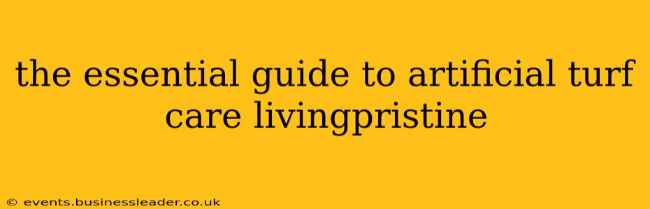 the essential guide to artificial turf care livingpristine