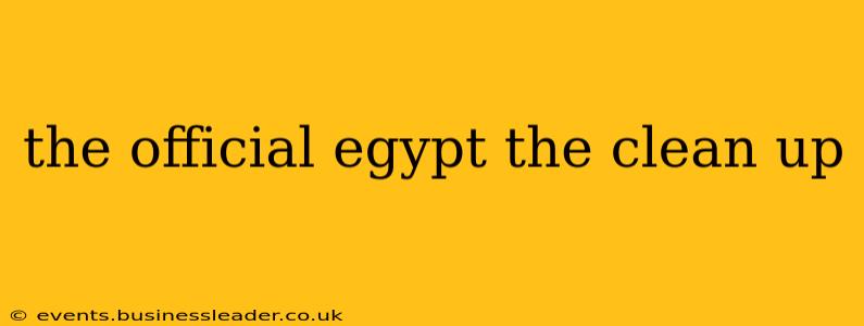 the official egypt the clean up